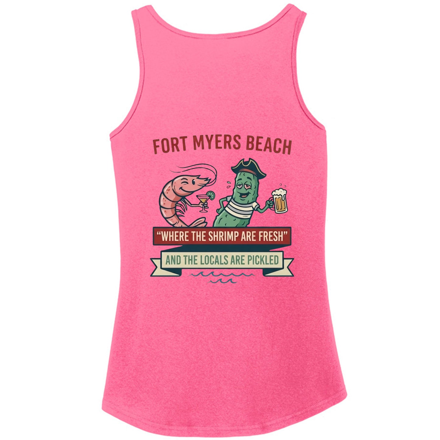 Neon Pink - LPC54TT - BACK