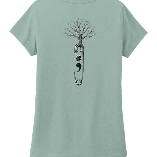 Heathered Dusty Sage - DM1350L - BACK